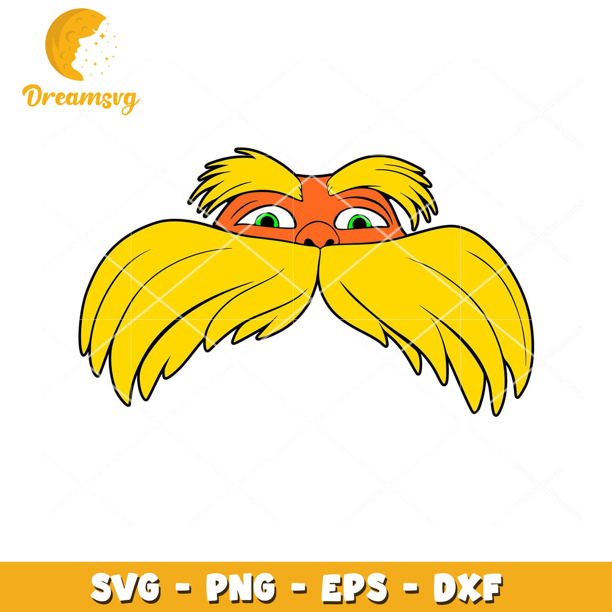 Colorful Mustache SVG File for Fun Crafting Projects Download