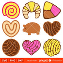 Concha Svg, Mexican Sweet Bread Svg, Pan Dulce Svg, Cafecito Y Chisme Svg Cricut, Silhouette Vector Cut File