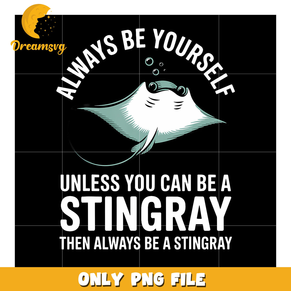 Cool Stingray Art For Women Men png, funny quotes png, sea fish png
