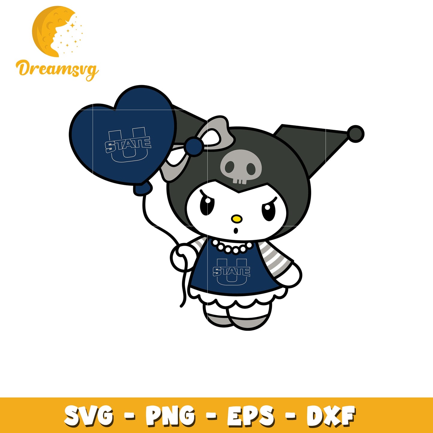 Cute Halloween Kitty SVG Design for Crafts Projects