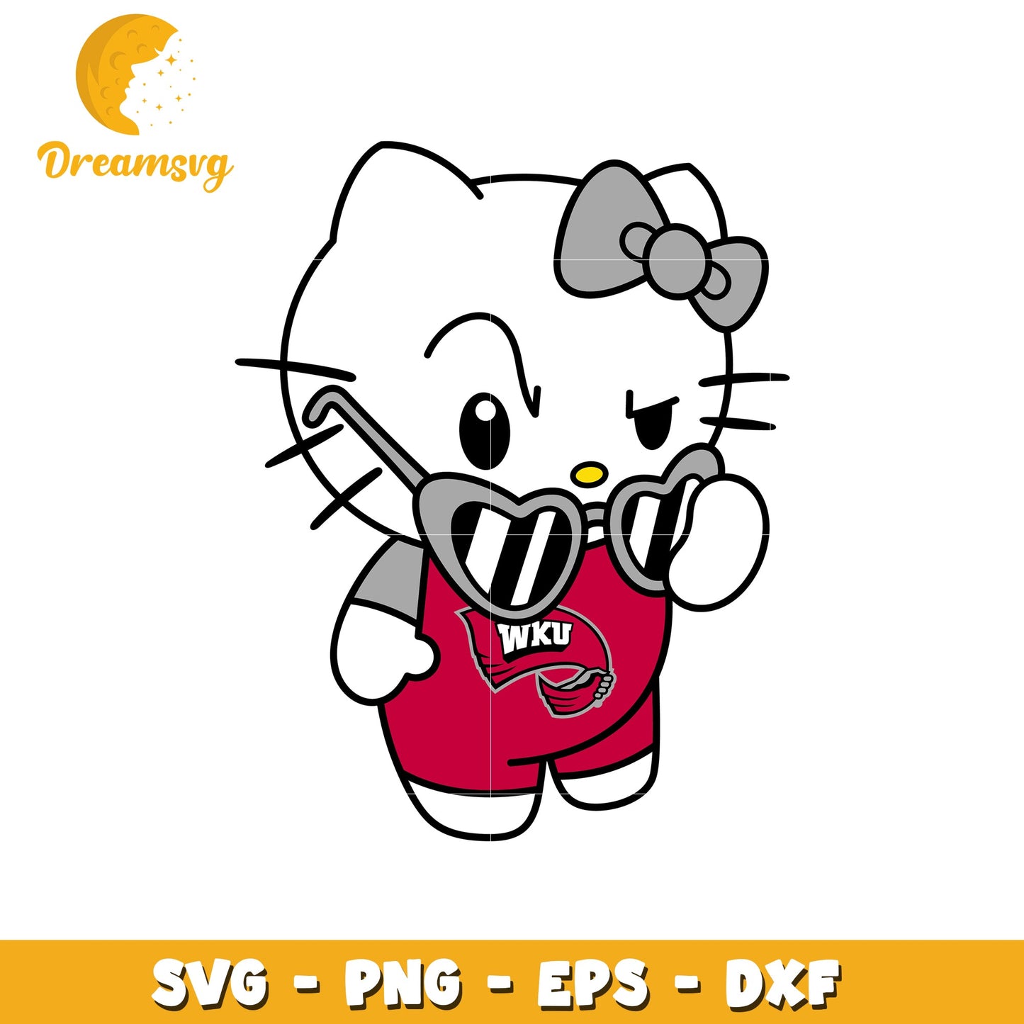 Cute Hello Kitty SVG Design for Fans and Crafters
