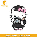 Cute hello kitty graduation svg, hello kitty svg, graduation svg