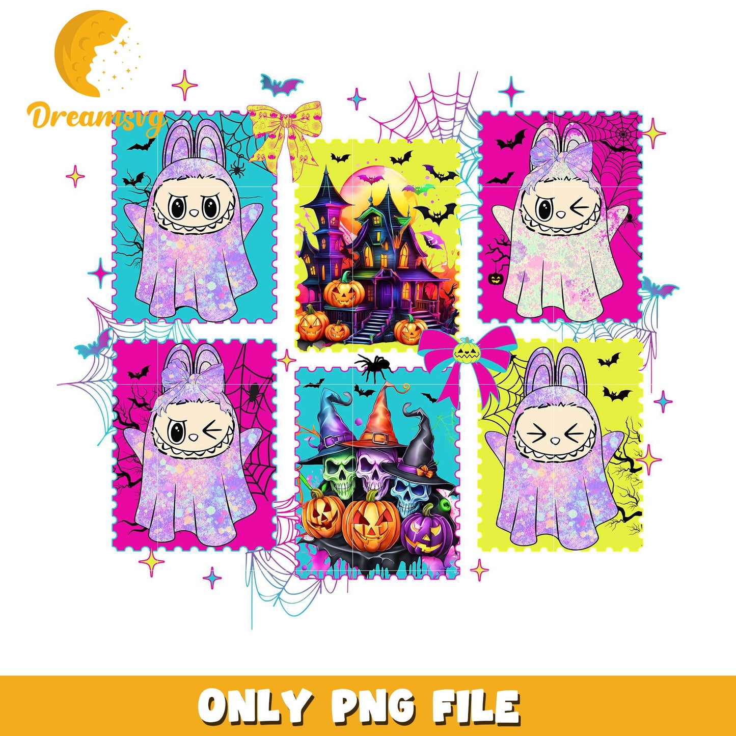Cute purple ghoul labubu png, halloween kills halloween ends png