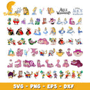 AIice in wonderland characters bundle svg, alice in wonderland svg
