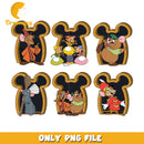 Remy ratatouille friend design bundle png, remy from ratatouille png