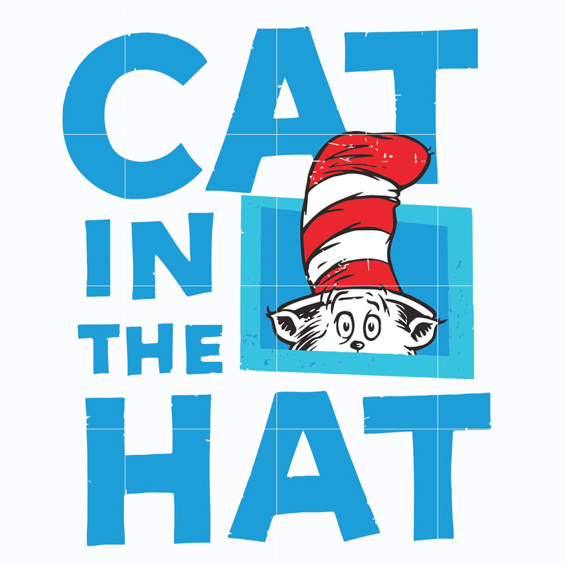 The Cat in the Hat , dr svg, png, dxf, eps file DR05012127