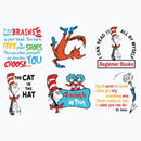 Dr seuss bundle svg, dr seuss svg, dr seuss quotes svg, png, dxf, eps digital file
