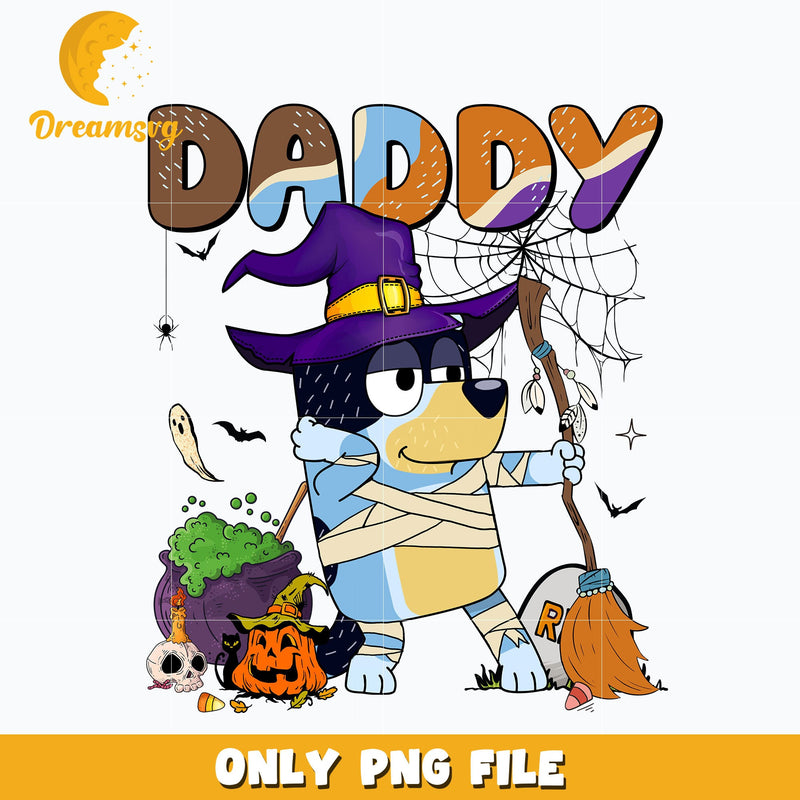 Daddy bluey halloween png, Halloween png, Digital download.