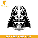 Darth Vader SVG Mask Tribal Design