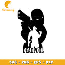 Deadpool SVG Silhouette PNG EPS DXF Cut File