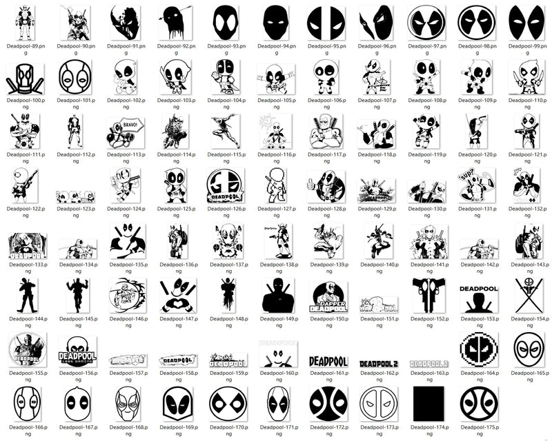 700+ Deadpool Marvel Bundle Svg, Deadpool Svg, Cartoon svg, png, dxf, eps digital file