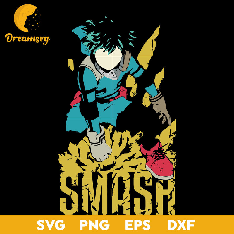 Deku Svg, Midoriya Izuku Svg, My Hero Academia Svg, Anime Svg, Manga Svg, Comic Svg, Anime Gift Svg, file for cricut, Anime svg, png, eps, dxf digital download