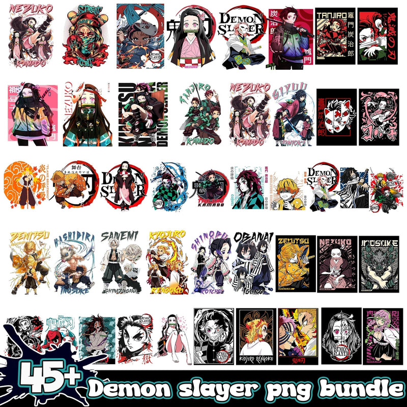 Demon Slayer Bundle 45+ PNG