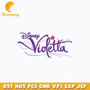 Disney Violetta embroidery design