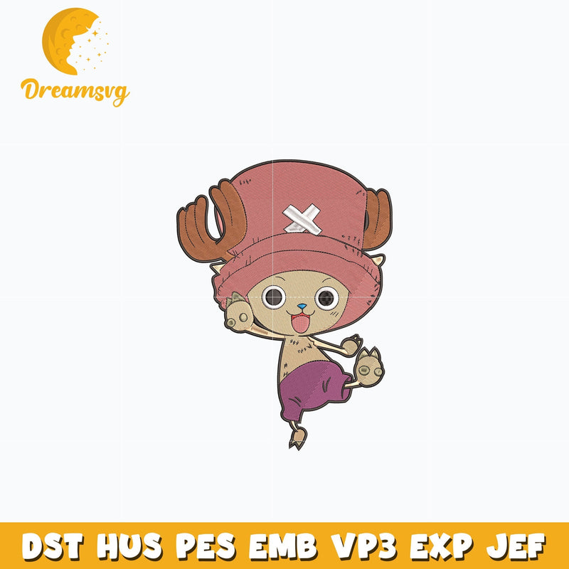 Tony Tony Chopper embroidery design