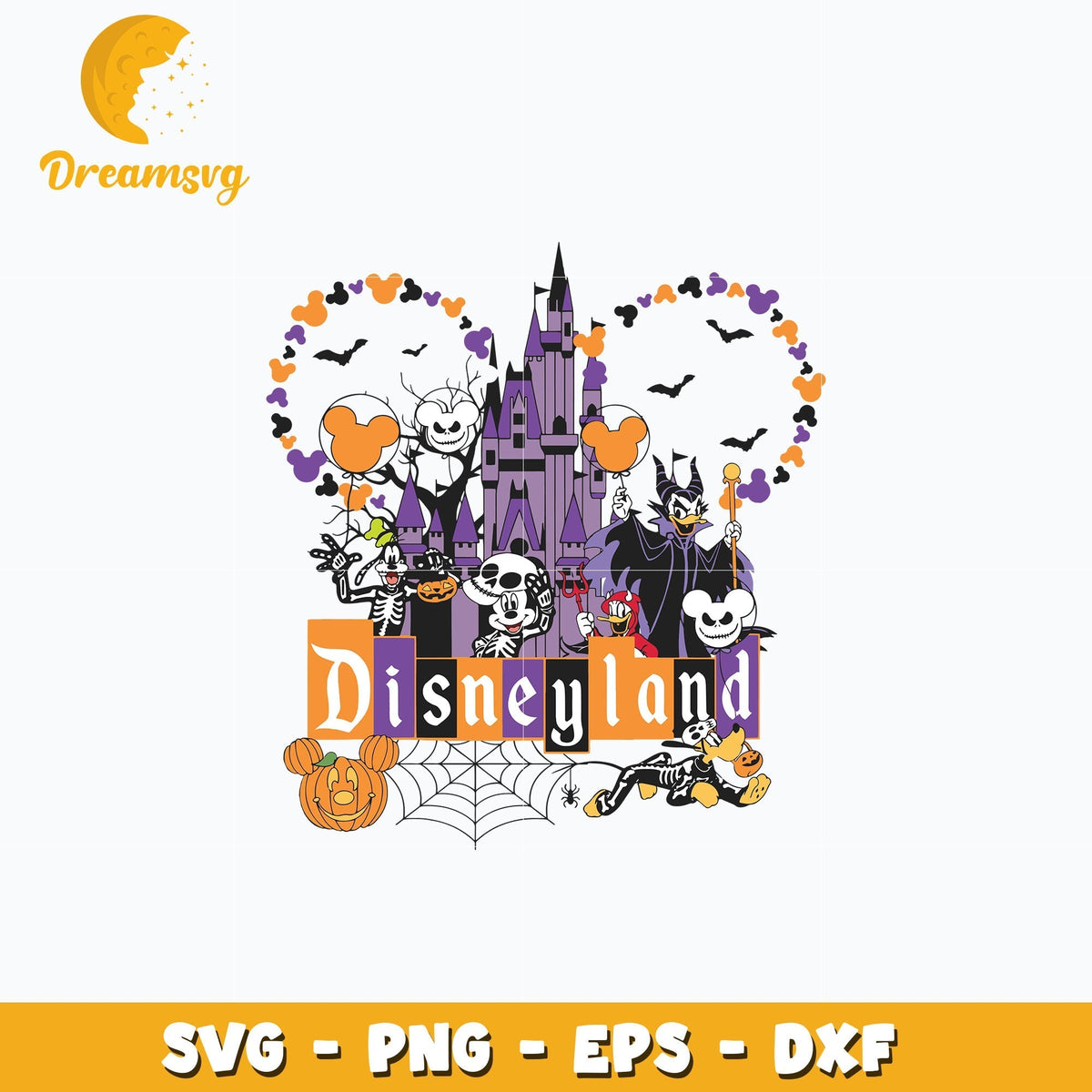 Disneyland Halloween design svg
