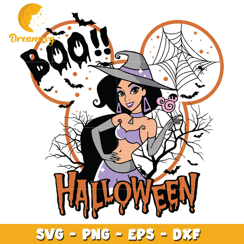 Jasmine Princess Halloween Svg