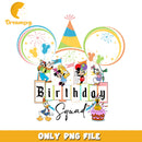 Disney Birthday Squad PNG