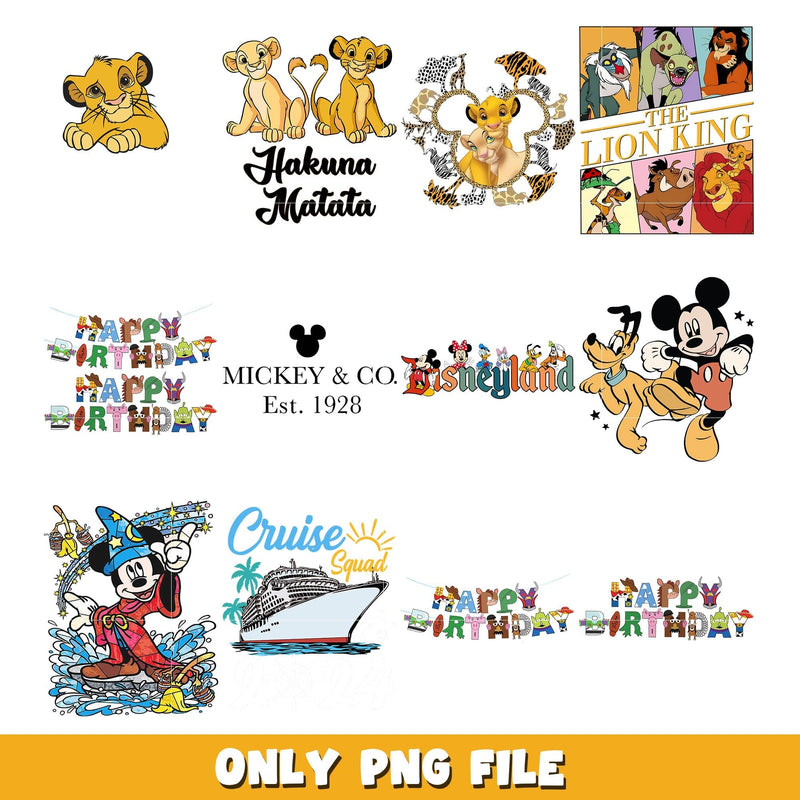 Mickey cartoon disney friends png bundle, Disney cartoon png, disney png