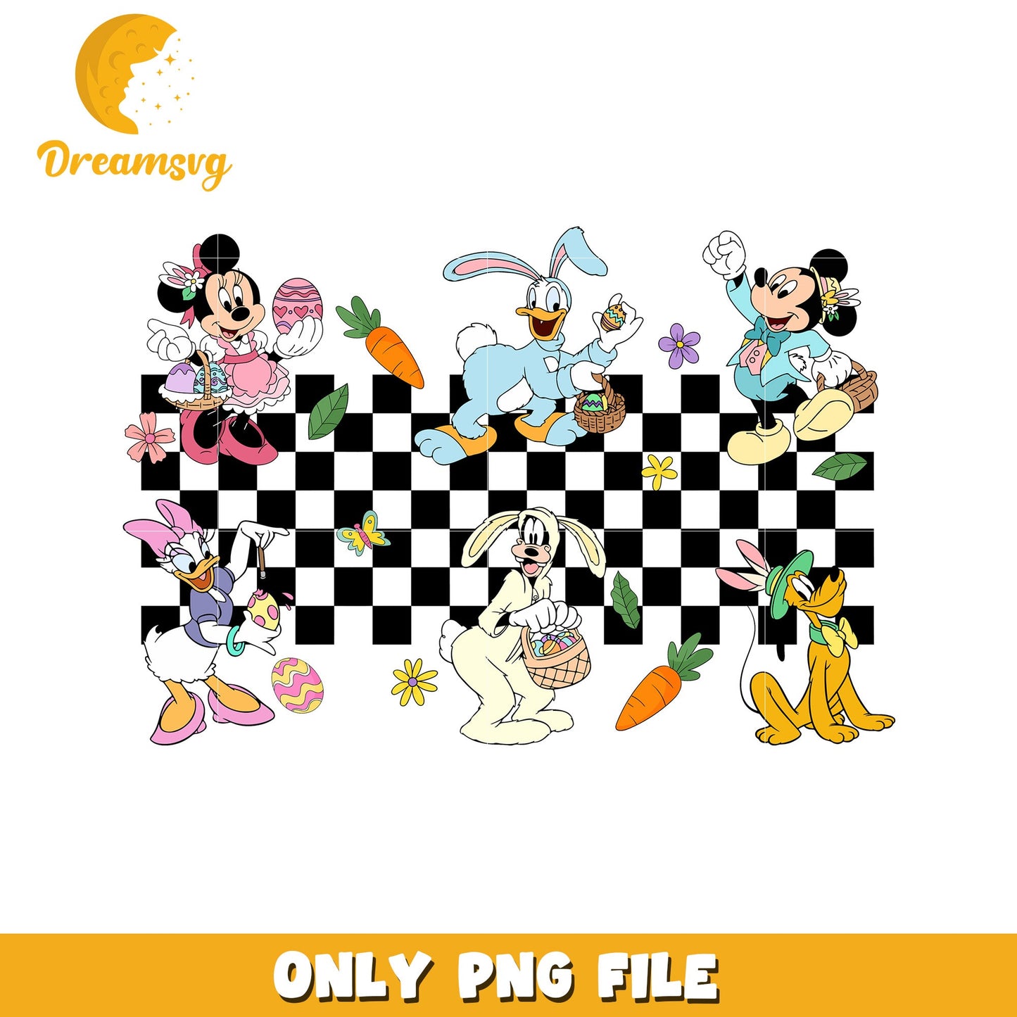 Disney Easter Characters PNG Image Download