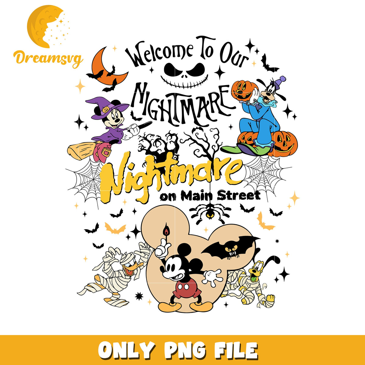 Disney Halloween Nightmare PNG