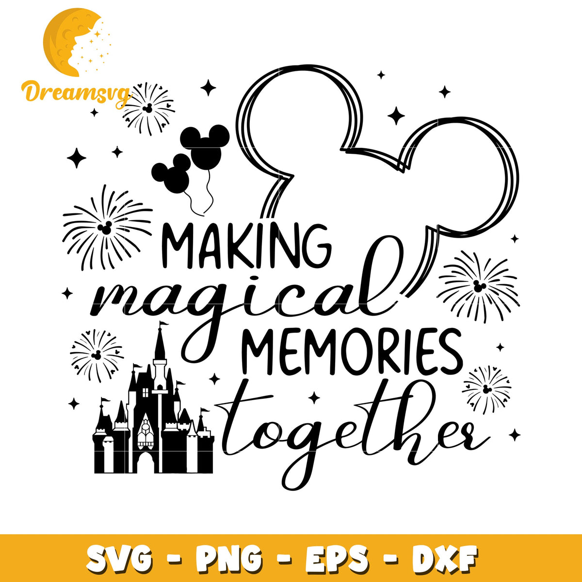 Disney Magical Memories SVG Cut File