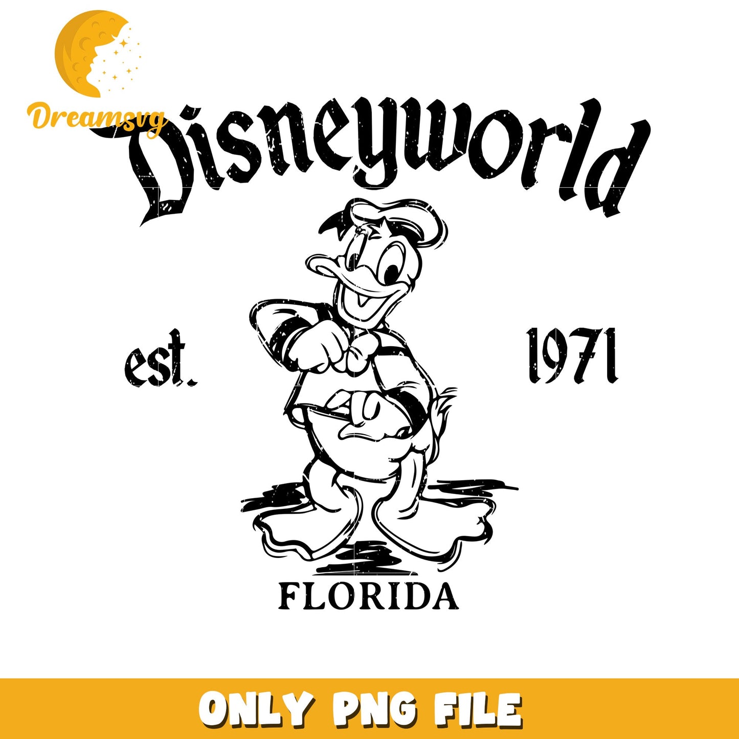 DisneyWorld Donald Duck PNG