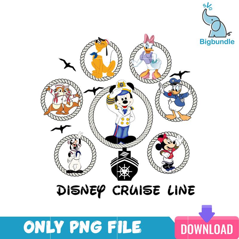 Disney Cruise Line Mickey Squad PNG