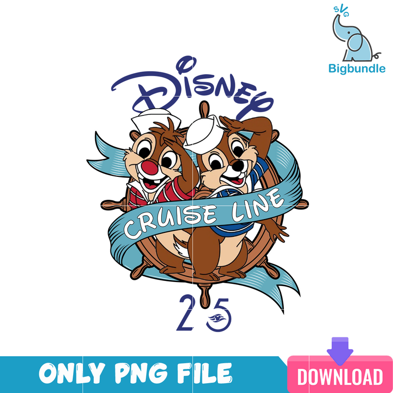 Disney Cruise Line Chip And Del PNG