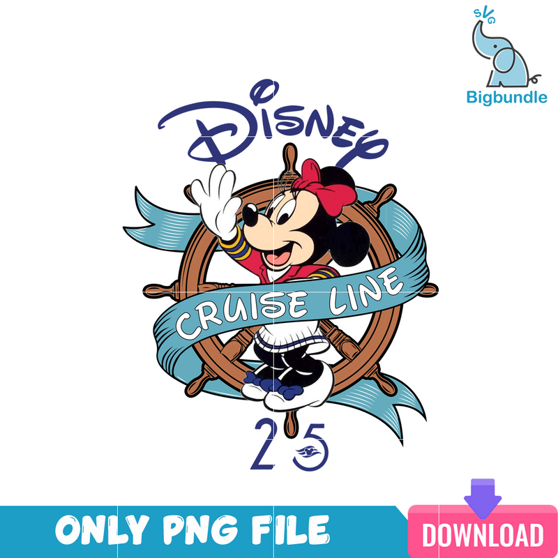 Disney Cruise Minnie Mouse PNG