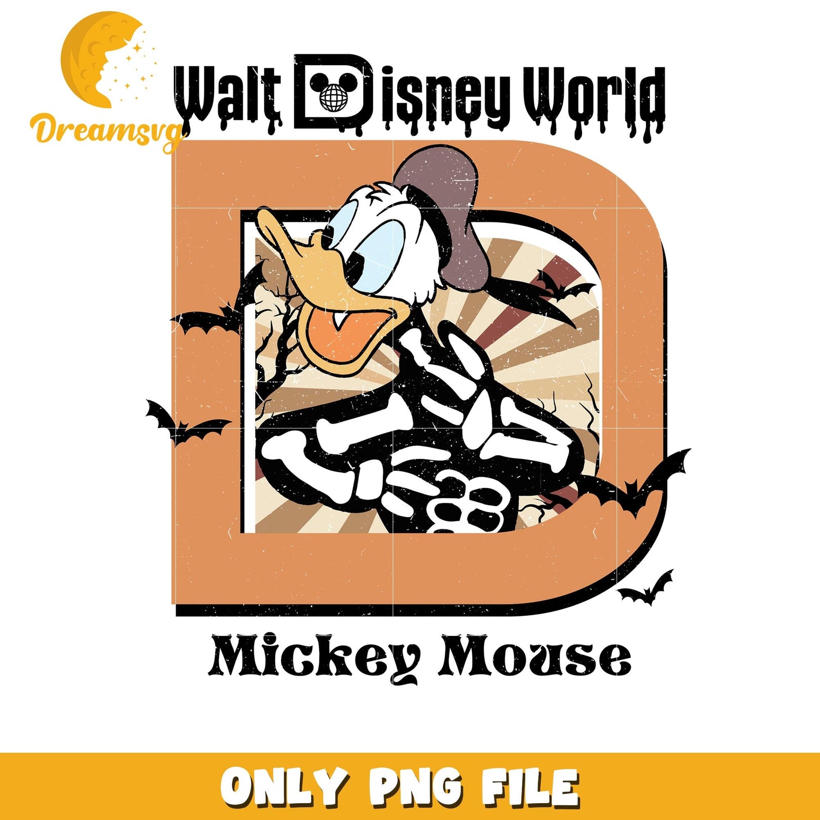 Disney world halloween skeleton Donald png Disney friends halloween vi