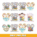 Disney birthday girl bundle png,  Disney cartoon png, Digital download