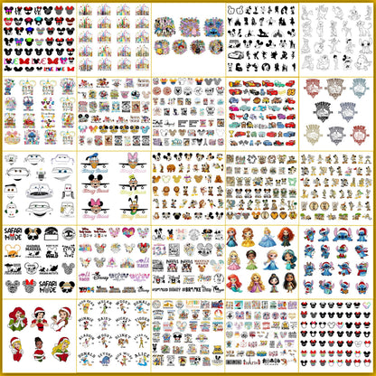Ultimate 8000+ Design Disney Svg Bundle Disney Characters Clipart Bundle Disney Silhouette Vectors Svg Cut Files Digital Bundle (2025 Version)
