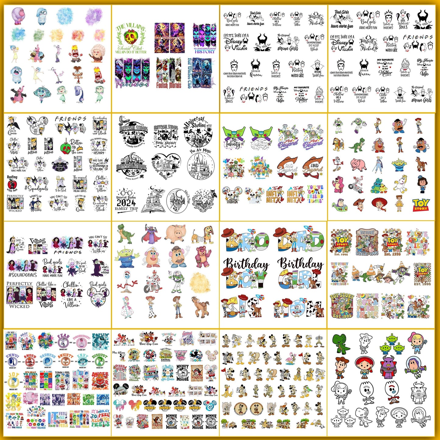 Ultimate 8000+ Design Disney Svg Bundle Disney Characters Clipart Bundle Disney Silhouette Vectors Svg Cut Files Digital Bundle (2025 Version)