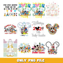Disney 2024 family vacation trip png bundle, Disney trip png, disney png