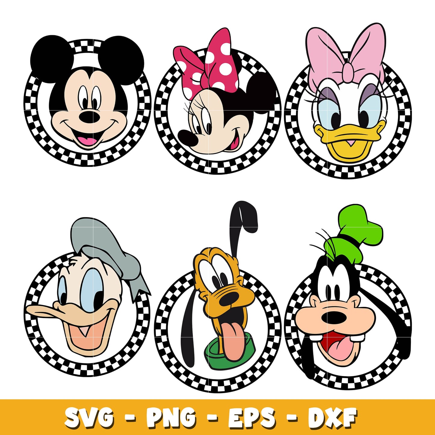 Disney mickey head cricle svg bundle, Disney mickey svg, Disney svg