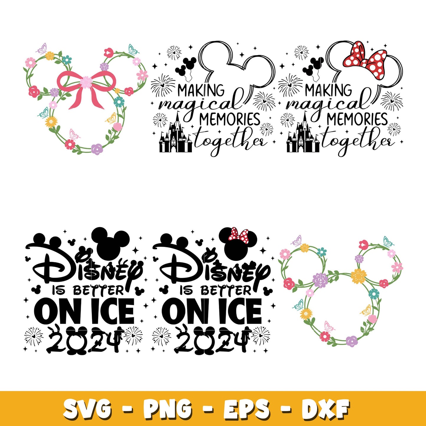 Disney mickey on ice svg bundle, Disney mickey svg, Disney svg