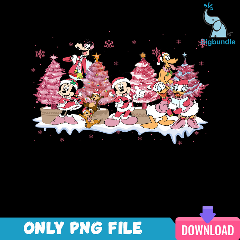 Pink Christmas PNG