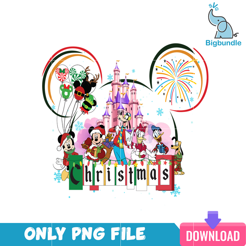 Disney Kingdom Christmas PNG