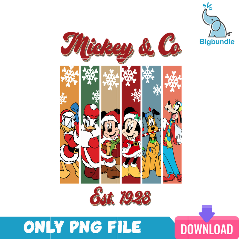 Disney Mickey And Co Winter christmas PNG