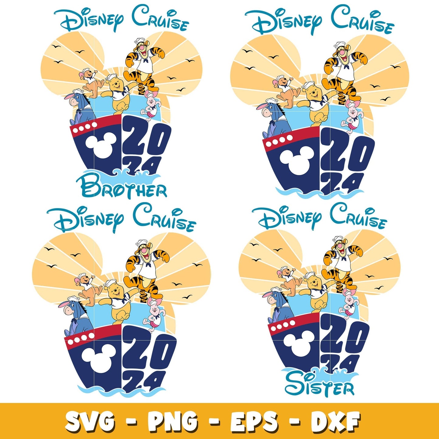 Mickey mouse disney cruise svg bundle, Disney cruise svg, Disney svg