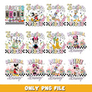 Disney Mickey mouse friends easter vibe png bundle, Disney easter png, disney png