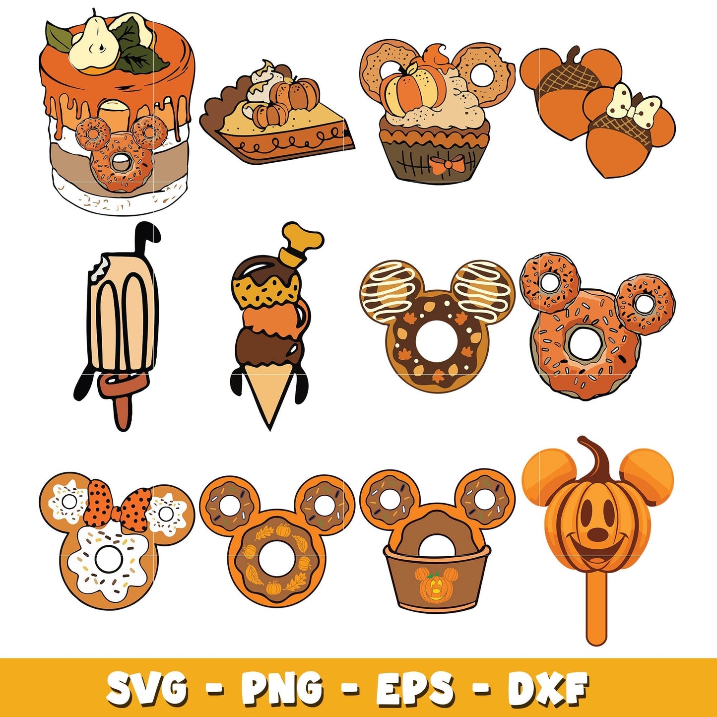 Disney mickey snack svg bundle, Disney mickey svg, Disney svg