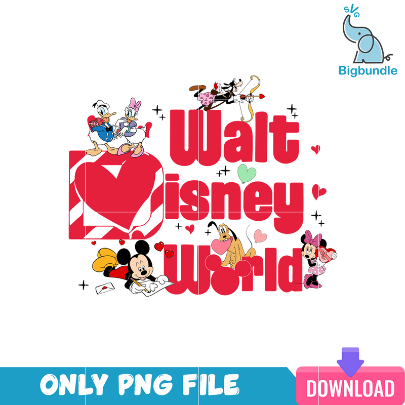 Walt Disney World Valentine PNG