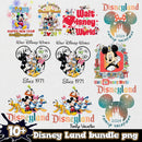 Disney land 2024 png bundle