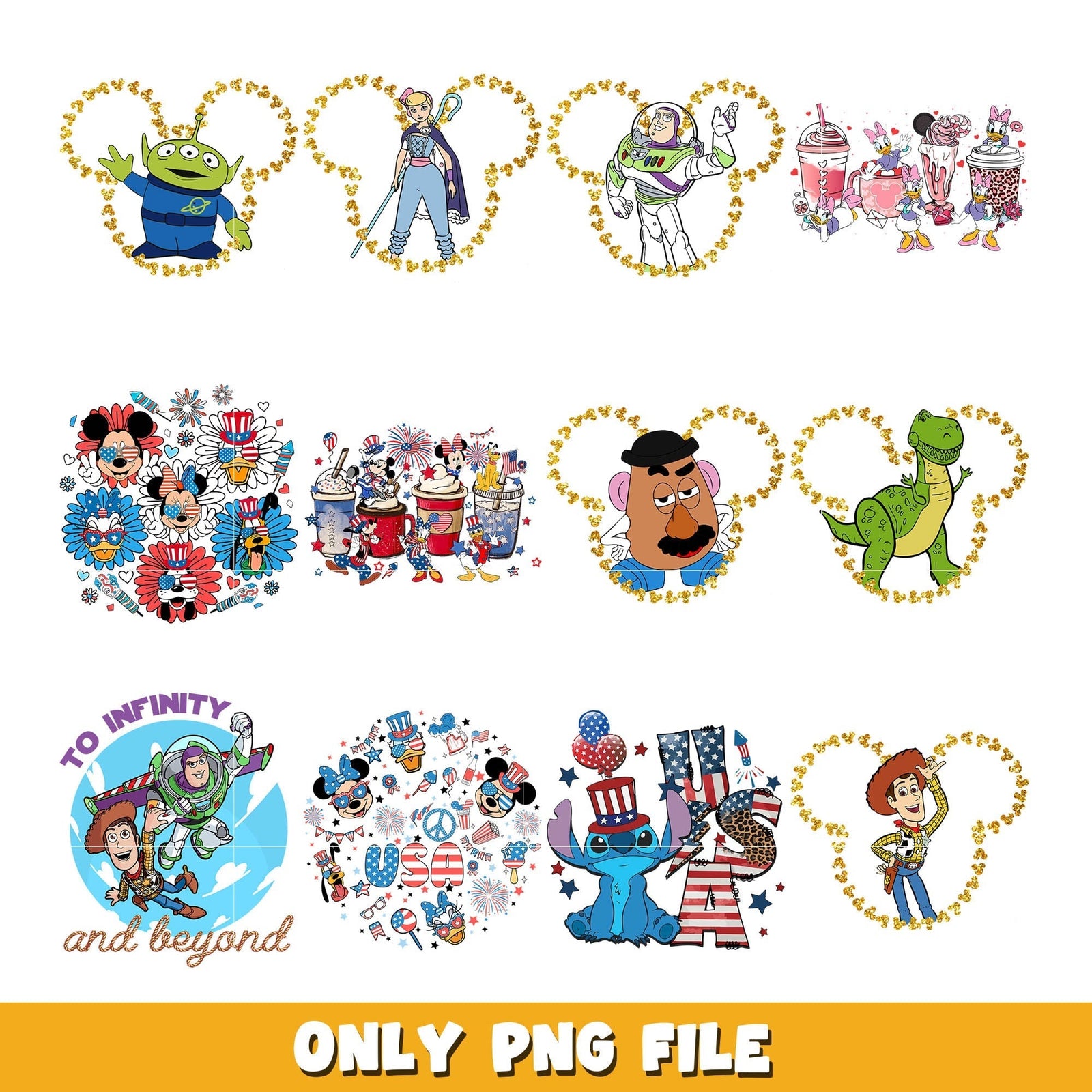 Disney Character Bitmap Disney character png bundle, Disney character png, Disney png