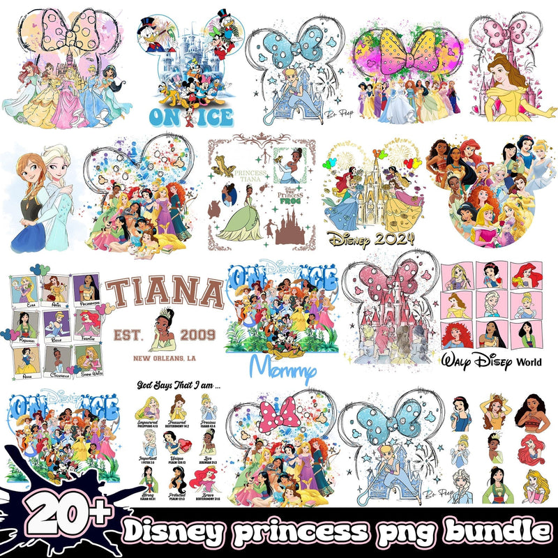 Disney Princess Bundle 20+ PNG