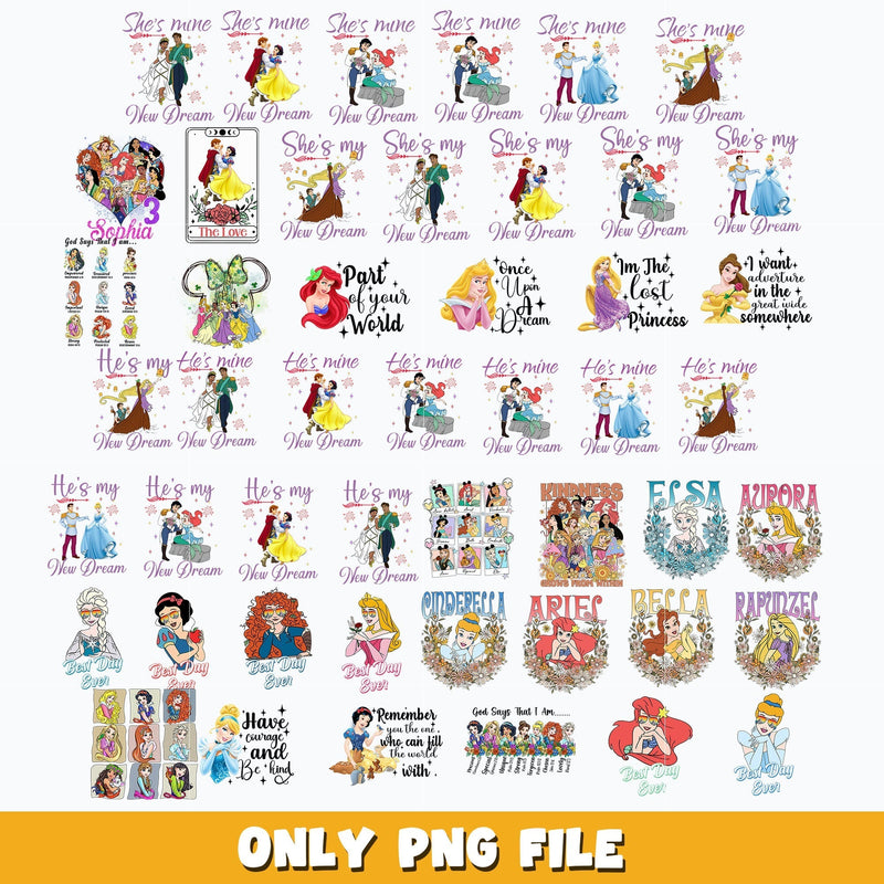 She mine new dream bundle png, Disney png, Digital download