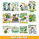 Bundle Disney Happy St. Patrick's Day  bundle png, Disney cartoon png, Digital download