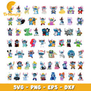 Disney stitch cosplay design bundle svg, disney lilo and stitch svg